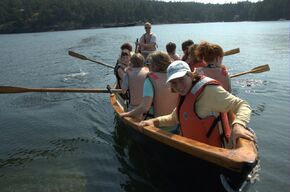 Dory rowing